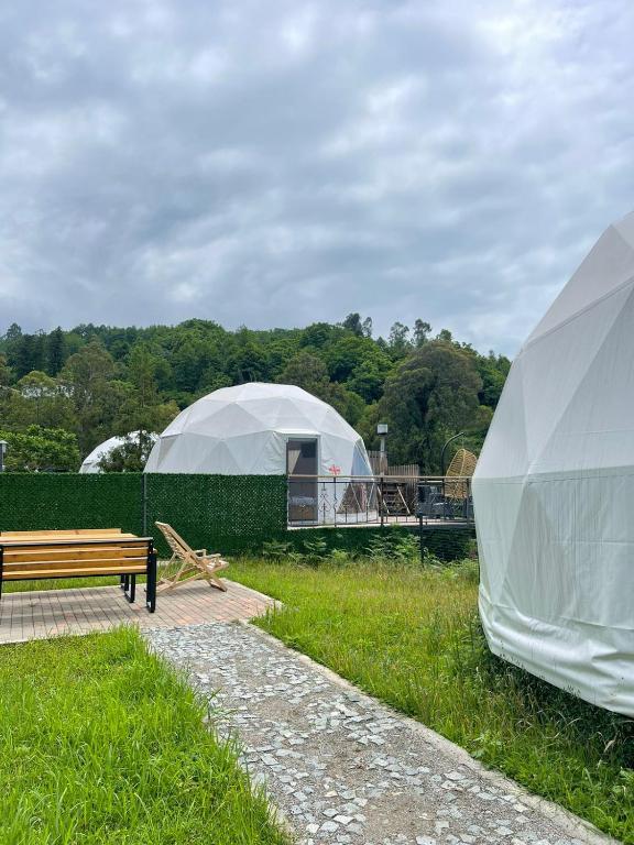 Zahrada ubytování Glamping Village