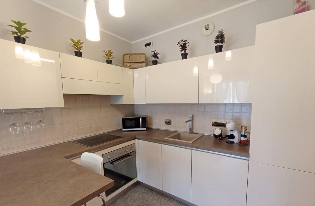 Kuchnia lub aneks kuchenny w obiekcie Parco Dora View Apartment
