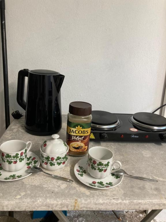 Fasilitas pembuat kopi dan teh di Jurta pod Blaníkem