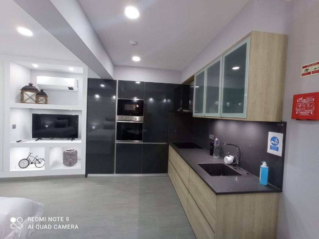 Kuchyň nebo kuchyňský kout v ubytování Casa Rua Velha