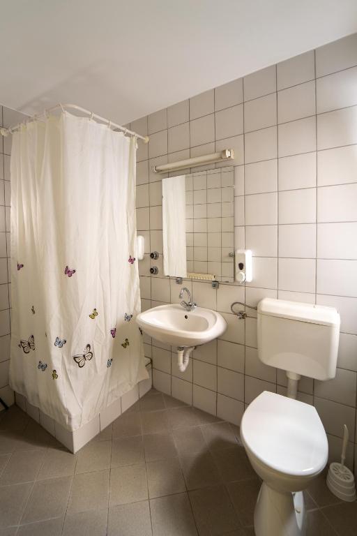 Koupelna v ubytování MP Hostel Budapest