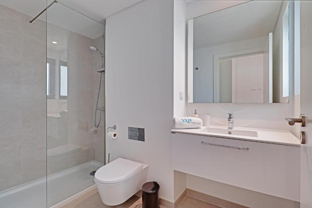 Koupelna v ubytování Andiamo Apartment