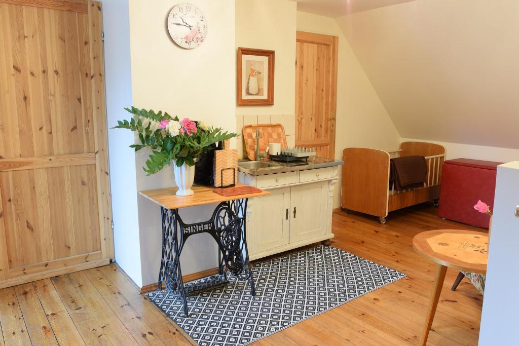 Posezení v ubytování Guest House Wiejska Sielanka