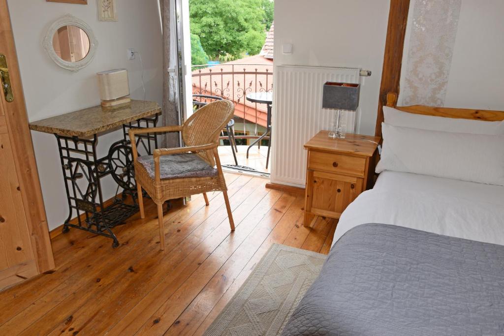 Postel nebo postele na pokoji v ubytování Guest House Wiejska Sielanka
