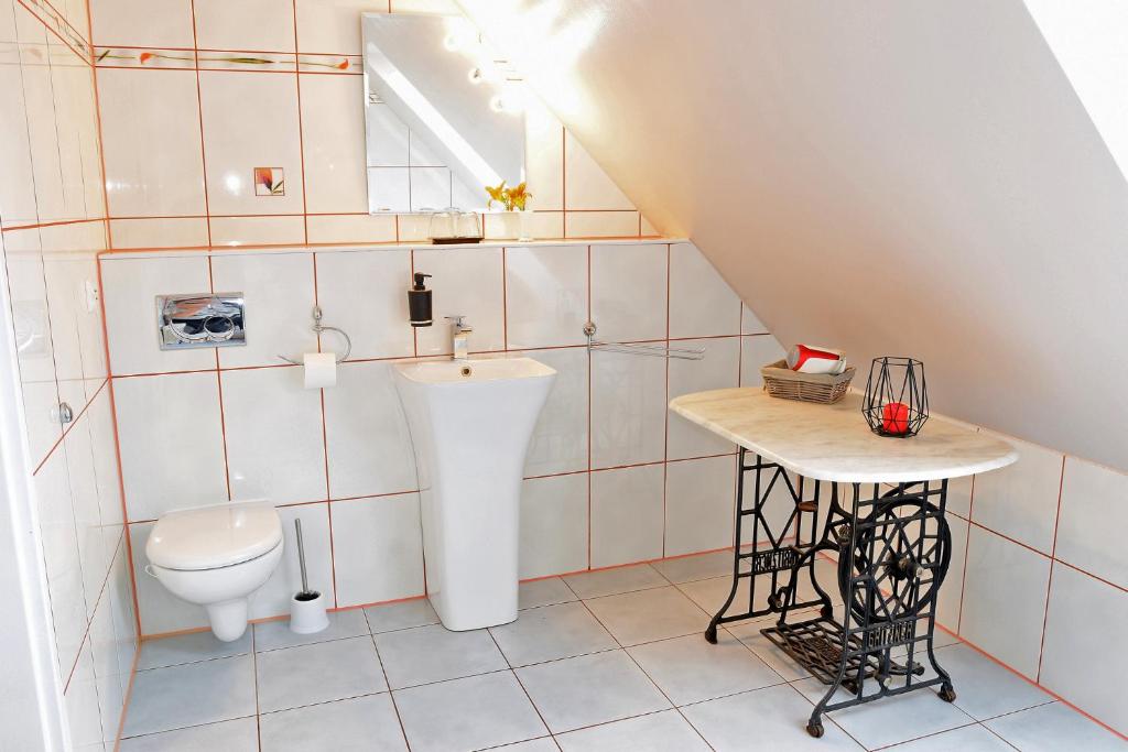 Koupelna v ubytování Guest House Wiejska Sielanka