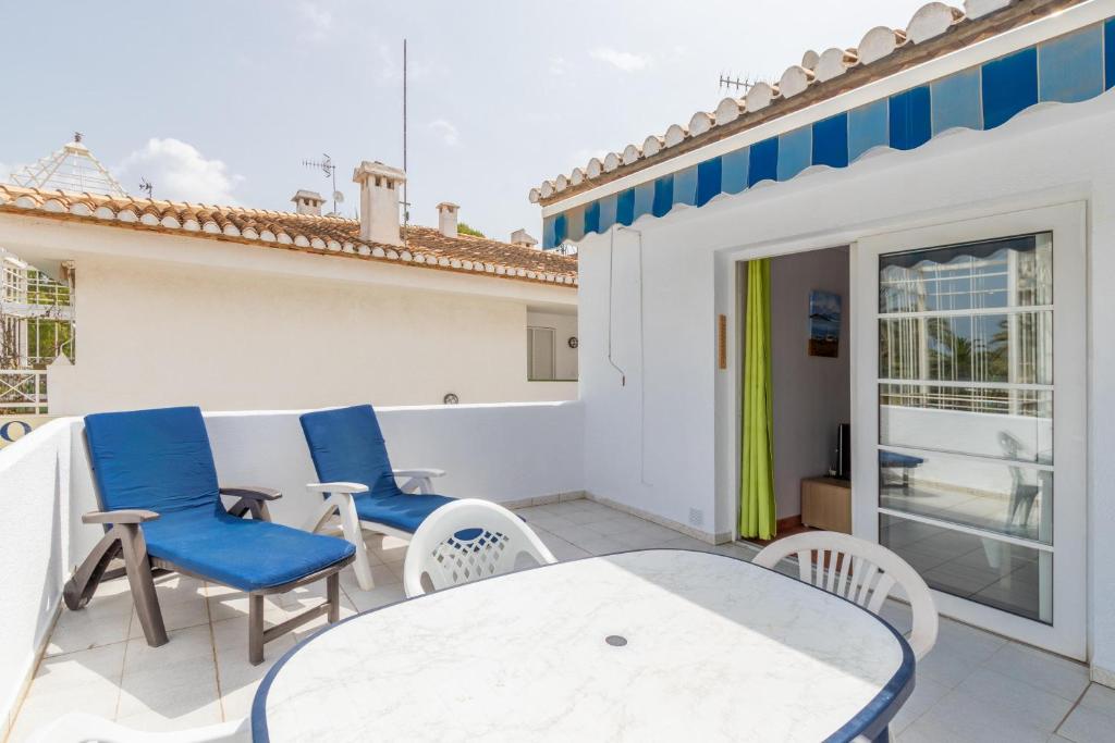 Balkón alebo terasa v ubytovaní Penthouse next to the Denia Marina