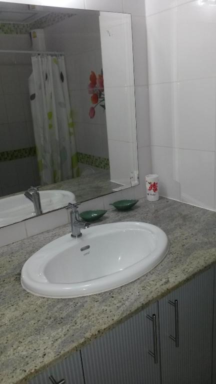Koupelna v ubytování Khiang Talay Condo