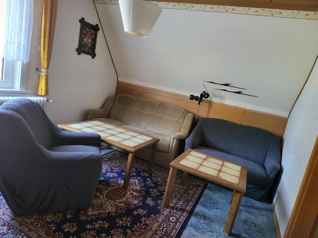 Posezení v ubytování Hotel Zur Schanze