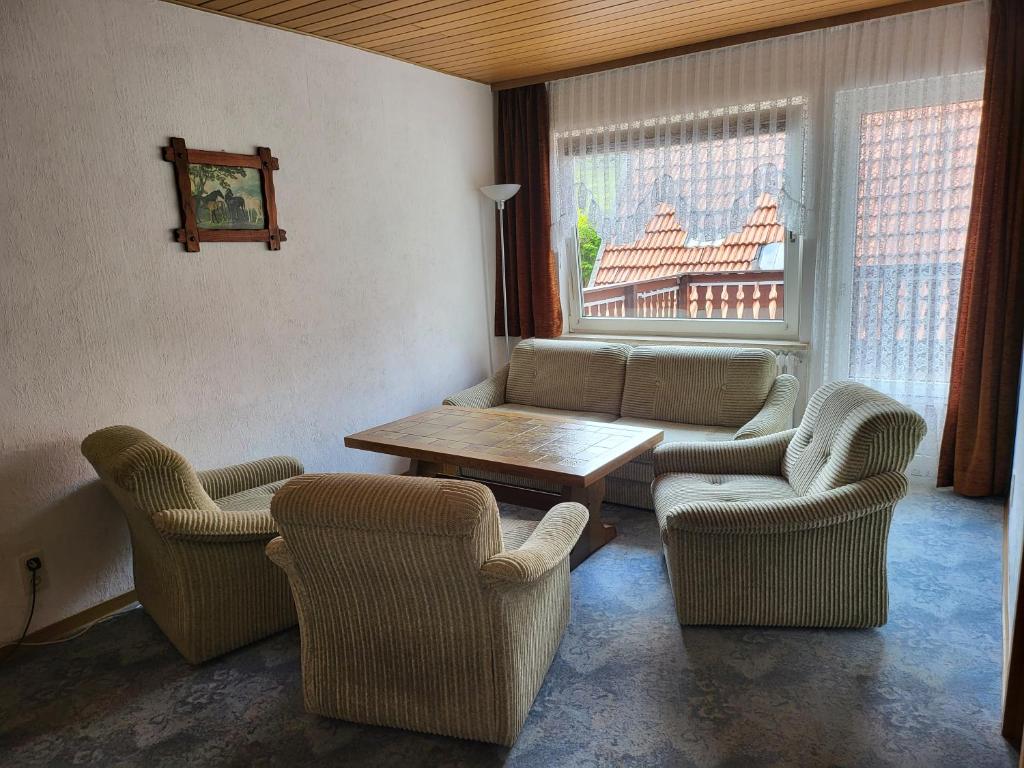 Posezení v ubytování Hotel Zur Schanze