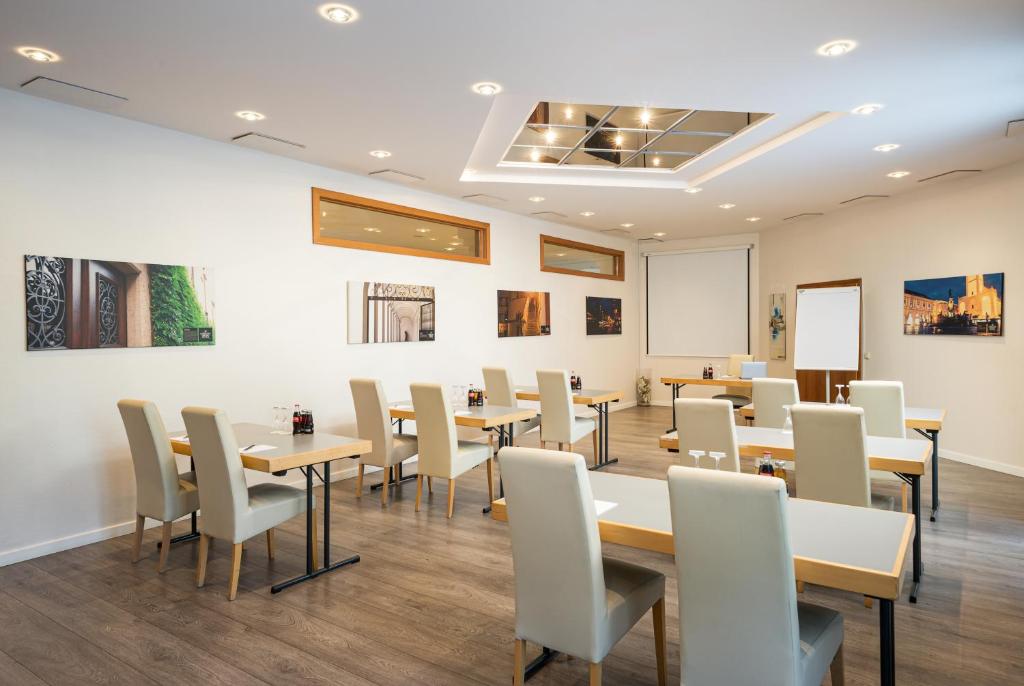 Restaurace v ubytování QU Hotel Augsburg