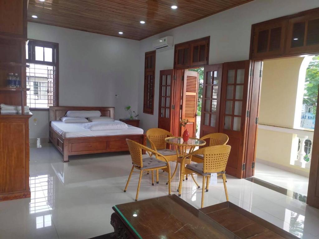 Giường trong phòng chung tại Ciel Homestay