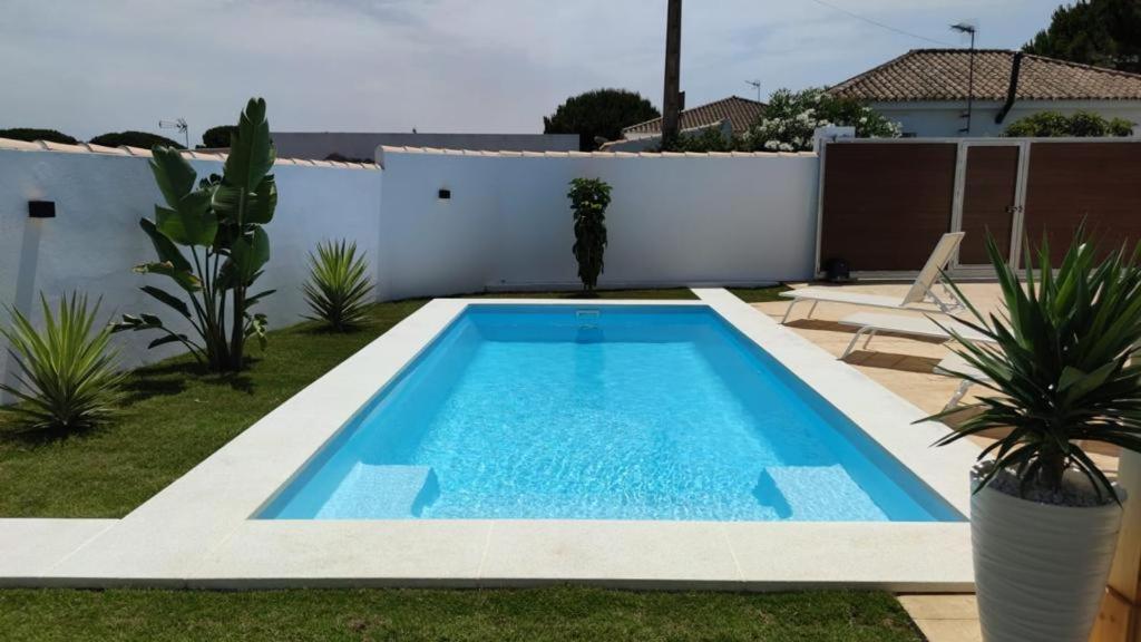 Bazén v ubytovaní PALAPA GARDEN alojamientos, piscina privada y cerca del mar alebo v jeho blízkosti