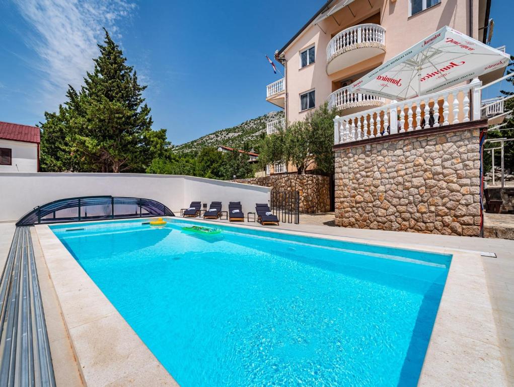 Apartments Prkačin - Studiowohnung Mit Sea View (2 Erwachsene)