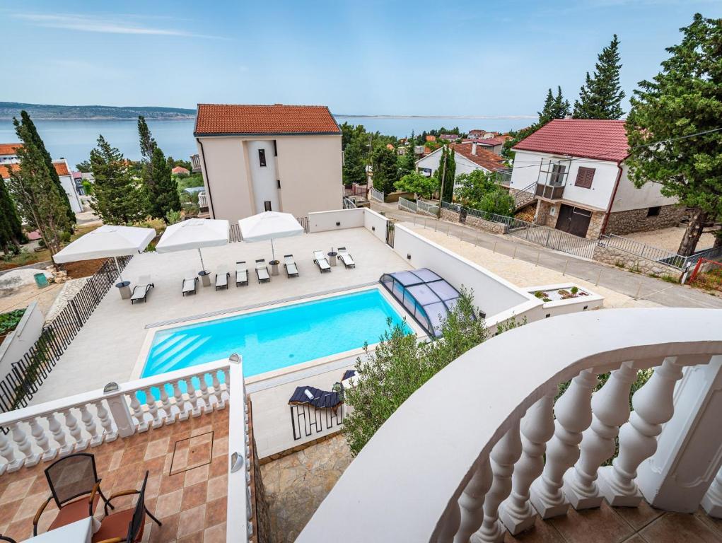 Apartments Prkačin - One Bedroom Apartment With Balcony And Sea View