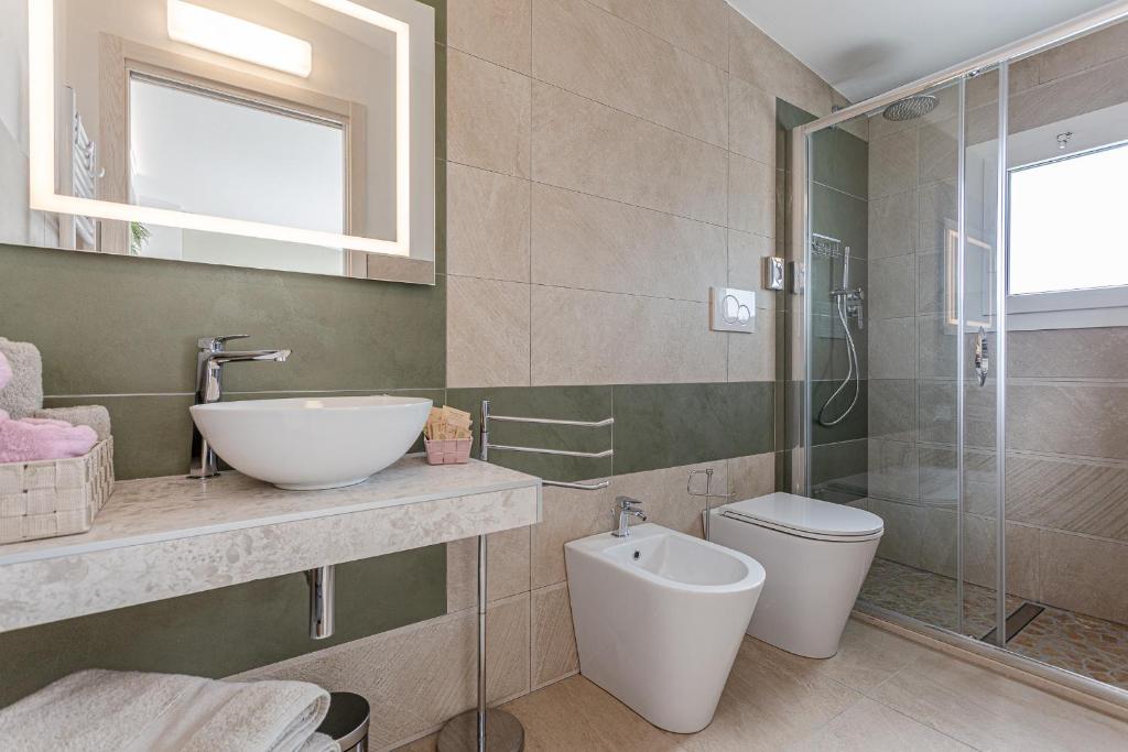Koupelna v ubytování I Delfini - Natural B&B