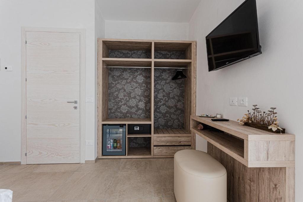 TV a/nebo společenská místnost v ubytování I Delfini - Natural B&B