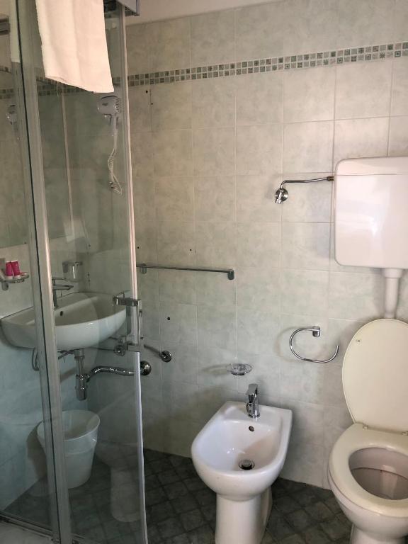 Koupelna v ubytování Vinsea Hotel