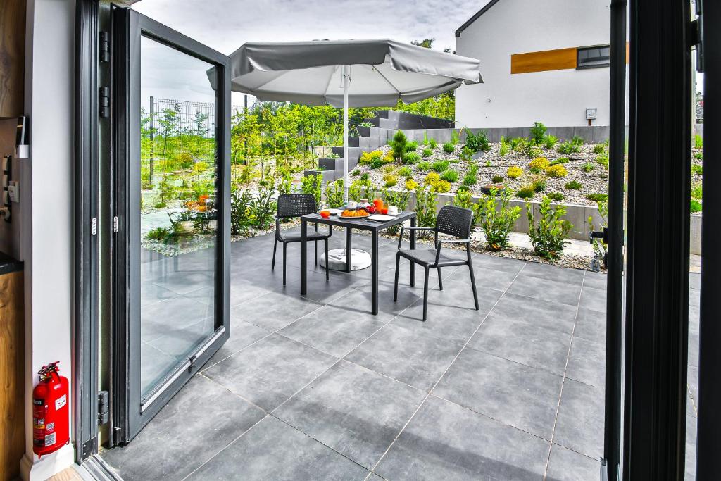 Balkón nebo terasa v ubytování Klif Resort Apartamenty