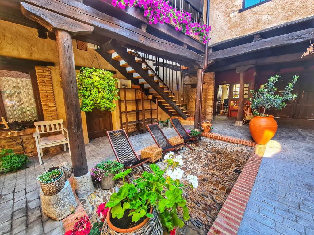 Zahrada ubytování Albergue El Encanto