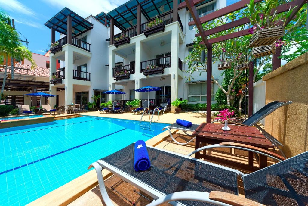 Bazén v ubytování Krabi Apartment-SHA Extra Plus nebo v jeho okolí