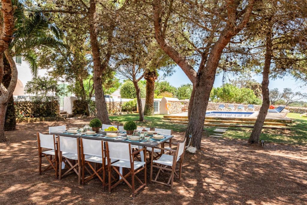 A garden outside Villa Rafal Fort