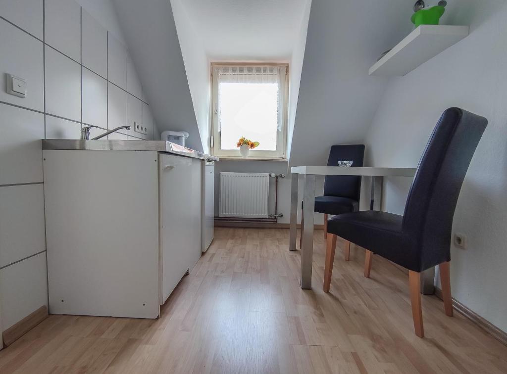 Kuchyň nebo kuchyňský kout v ubytování Zwehrener Hof