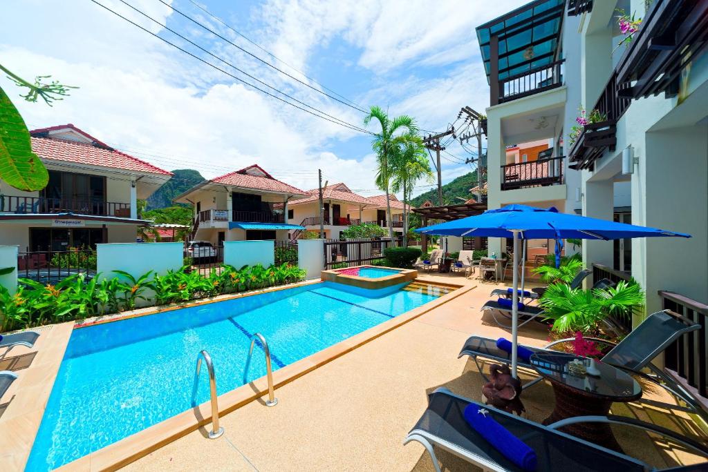 Bazén v ubytování Krabi Apartment-SHA Extra Plus nebo v jeho okolí