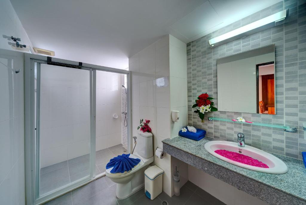 Koupelna v ubytování Krabi Apartment-SHA Extra Plus