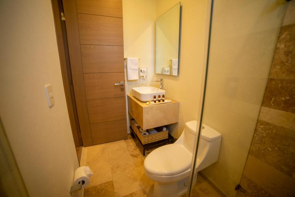 Koupelna v ubytování Hotel Dex Tlaquepaque