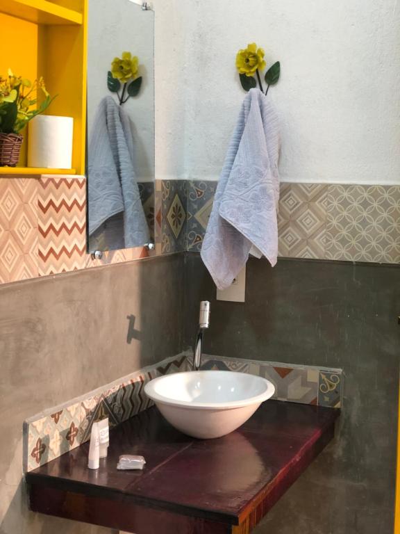 Een badkamer bij Villa da Serra Pousada