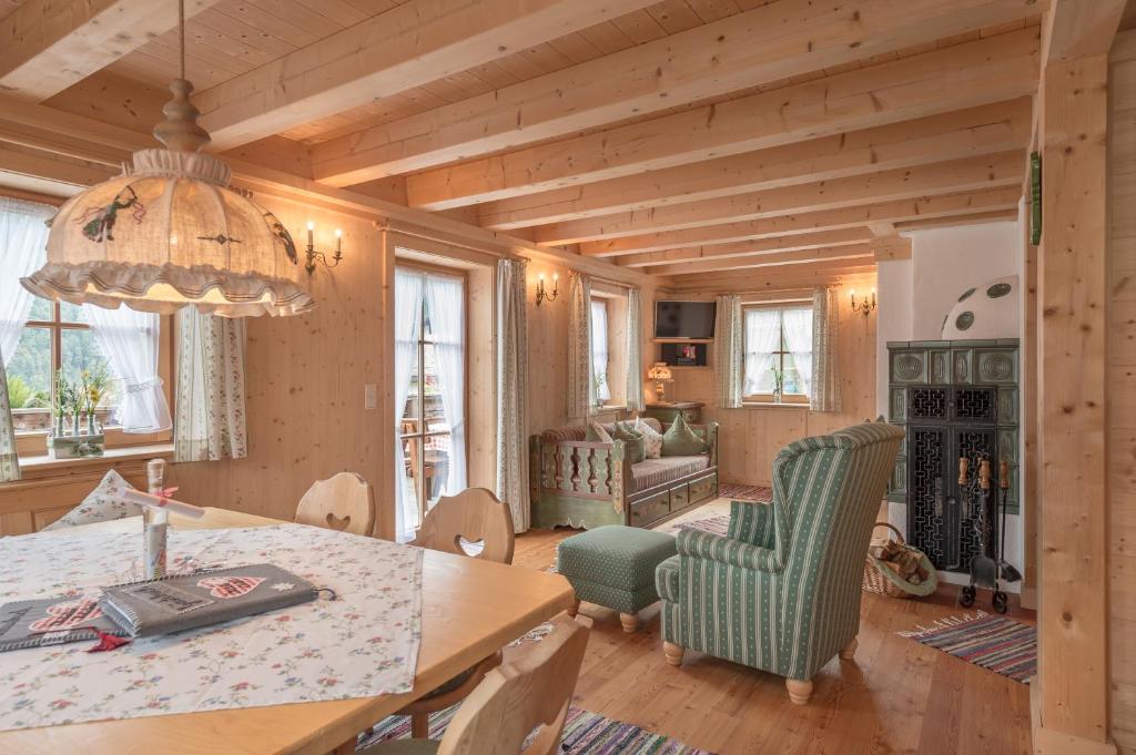 Posezení v ubytování Ötztal Chalet