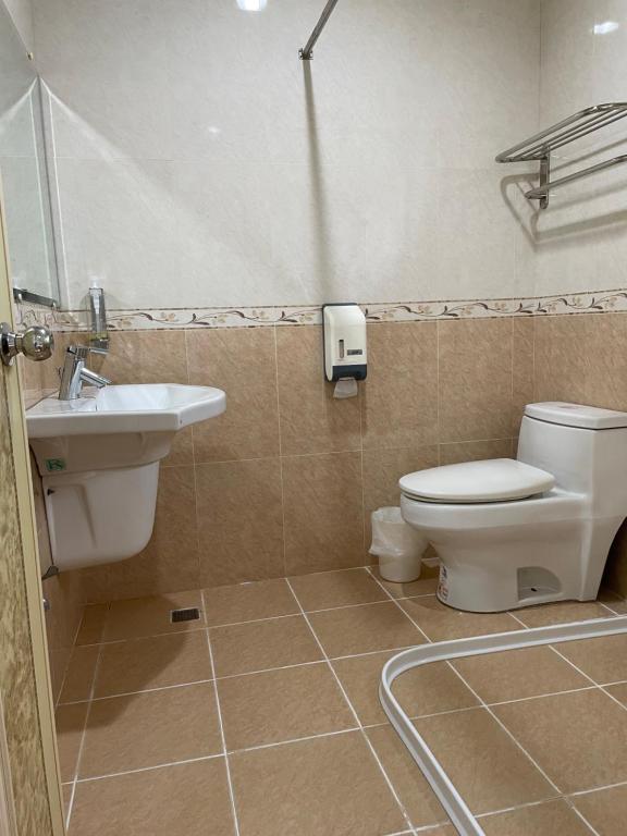 Koupelna v ubytování Shan Quan Zhi Lian Homestay