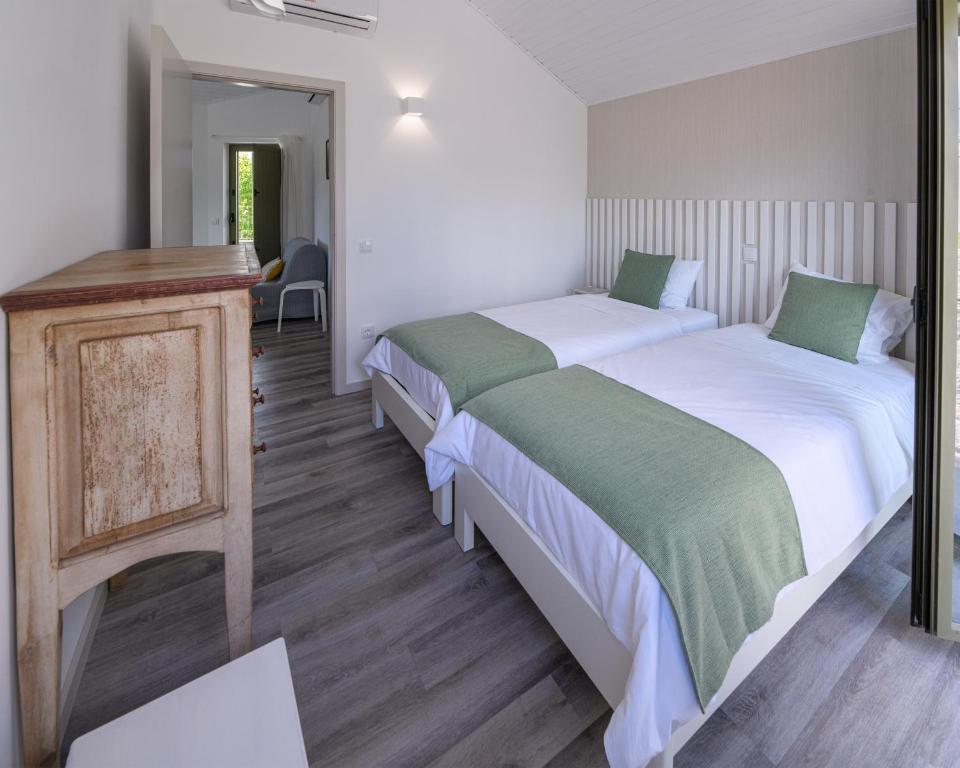 Postel nebo postele na pokoji v ubytování Casa da Torre