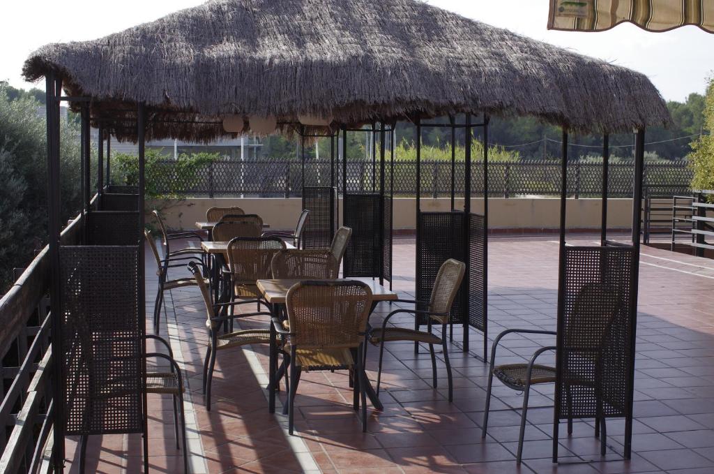 Balkón nebo terasa v ubytování Hotel Los Olivos