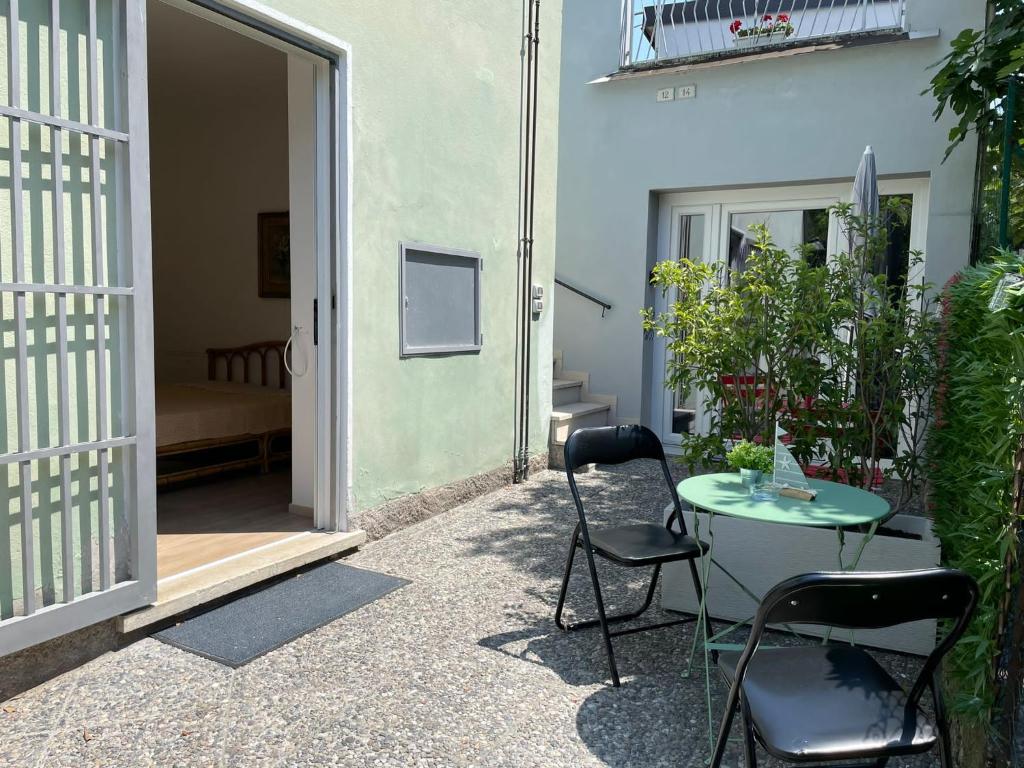 Patio alebo iná vonkajšia časť ubytovania Vittoria room