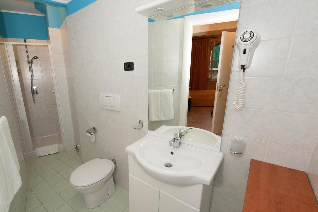 Koupelna v ubytování B&B Lepanto
