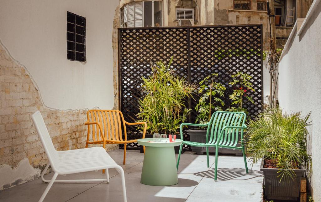 Balkón nebo terasa v ubytování Colorbox - by Loginn Tel-Avivian hotels