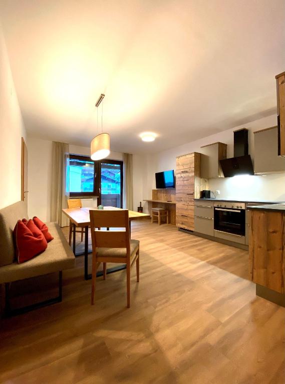 Kuchyň nebo kuchyňský kout v ubytování Ferienappartements Heinzle - Ihr Ferienresort