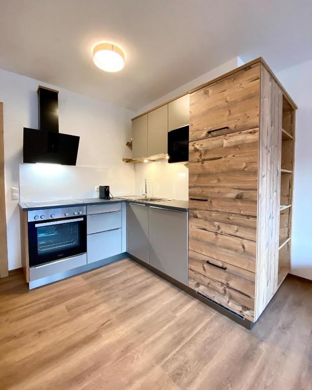 Kuchyň nebo kuchyňský kout v ubytování Ferienappartements Heinzle - Ihr Ferienresort