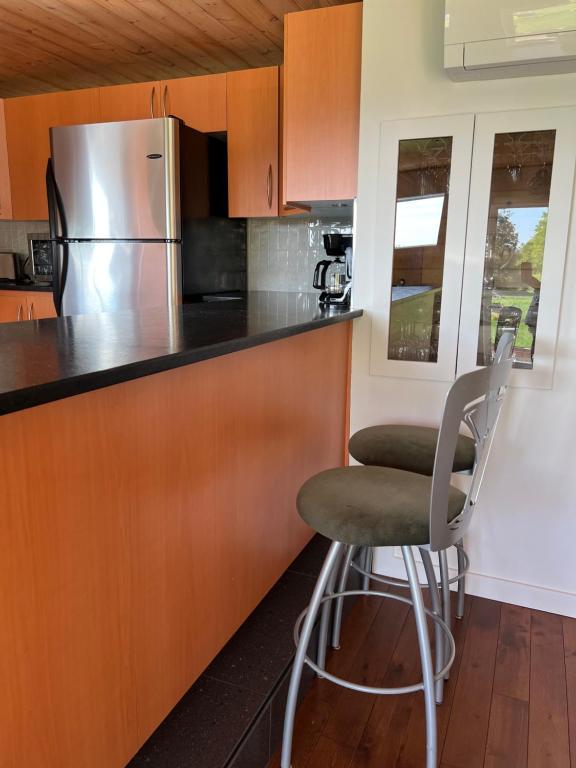 Küche/Küchenzeile in der Unterkunft Paradis de Charlevoix - Loft
