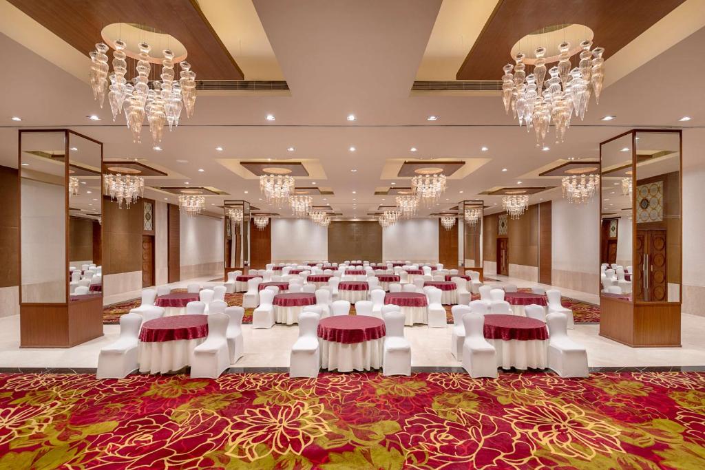 Posezení v ubytování Radisson Salem