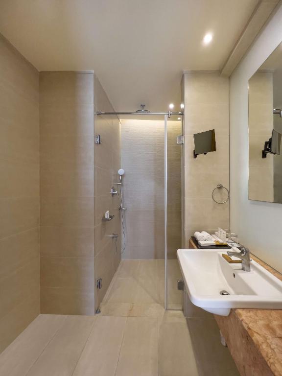 Koupelna v ubytování Radisson Salem