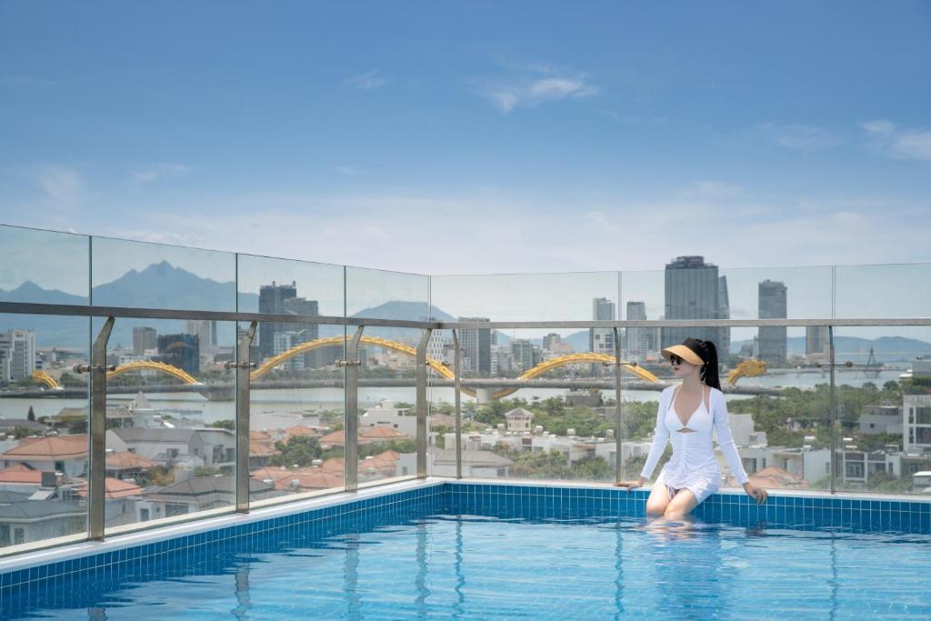 Bazén v ubytování Santori Hotel And Spa nebo v jeho okolí