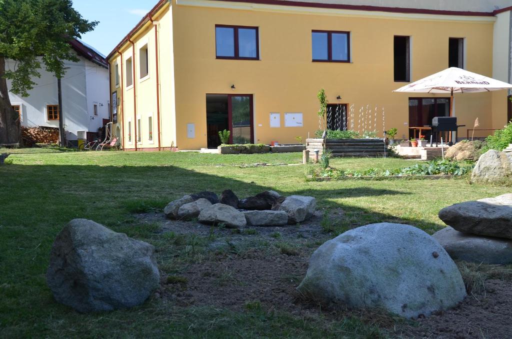 Zahrada ubytování Apartmán Nad potokem