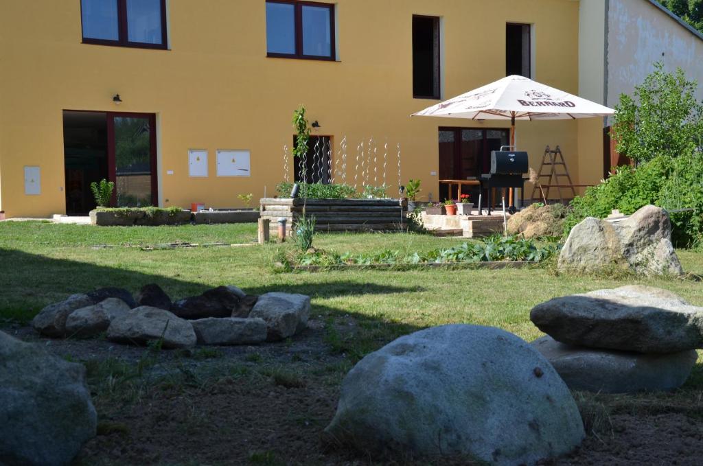 Zahrada ubytování Apartmán Nad potokem