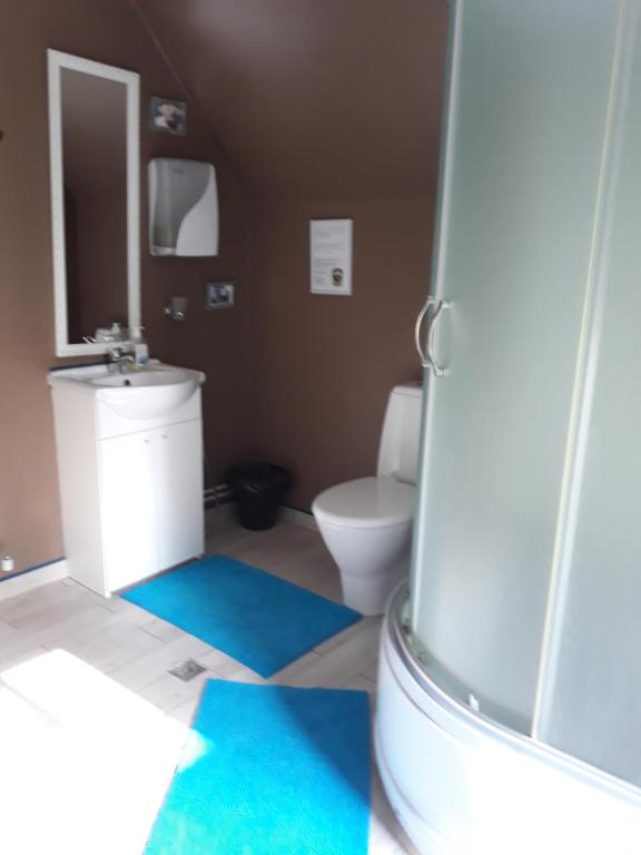 Koupelna v ubytování Luigeranna B&B
