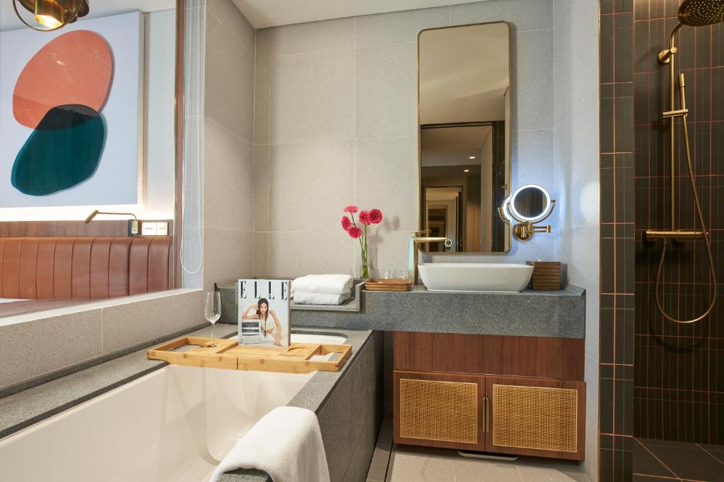 Phòng tắm tại Citadines Connect City Centre Singapore