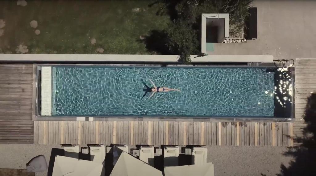 Bazén v ubytování ACTIVE by Leitner's nebo v jeho okolí