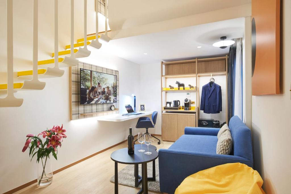 Khu vực ghế ngồi tại Citadines Connect City Centre Singapore