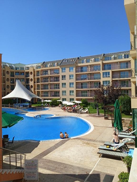 Big comfortable apartment with 2 bedrooms Pollo Resort Sunny Beach
